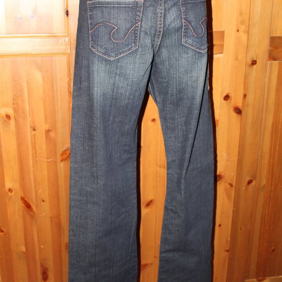 Refuge Ultra Low Rise Skinny  Boot Cut Denim Long Inseam Size 13 NWT - Picture 12 of 15